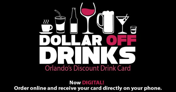 Dollar Off Drinks Card