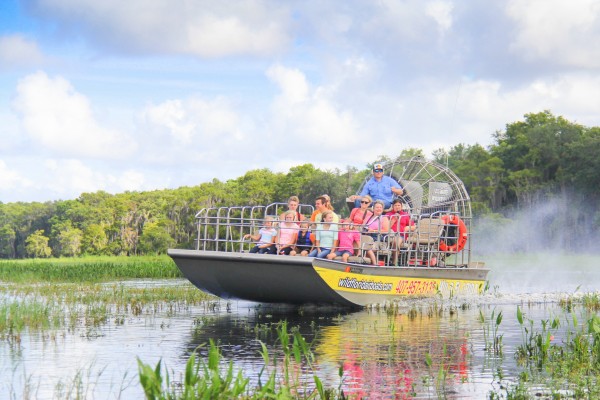 Wild Florida Safari Park Adventure & 1 Hour Airboat Tour